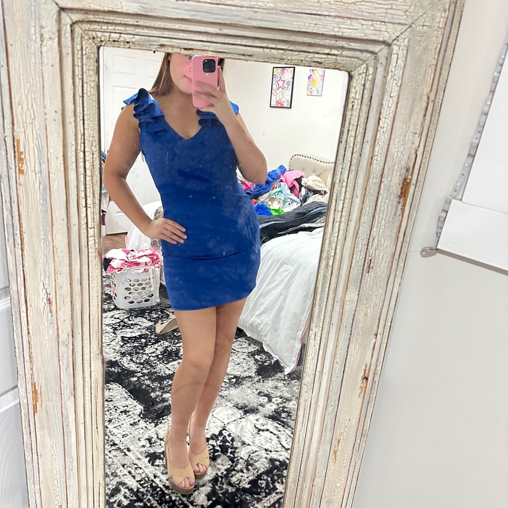 💙royal blue mini dress💙